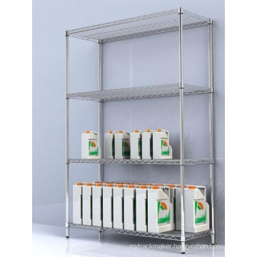 NSF Heavy Duty Chrome Metral Wire Shelving (Load 800lbs / Shelf)